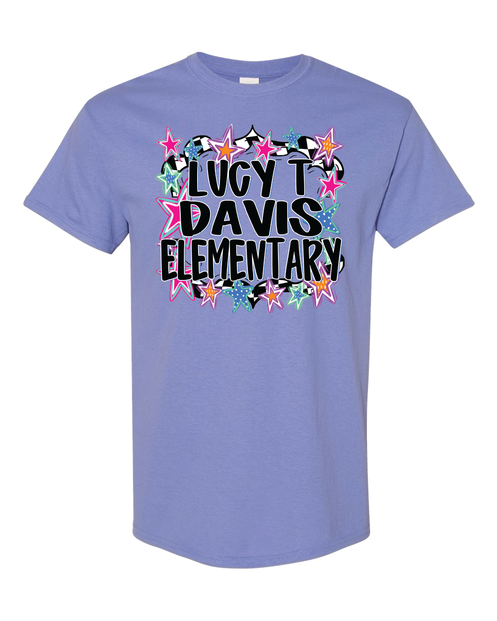 School Stars- Shirt- Violet
