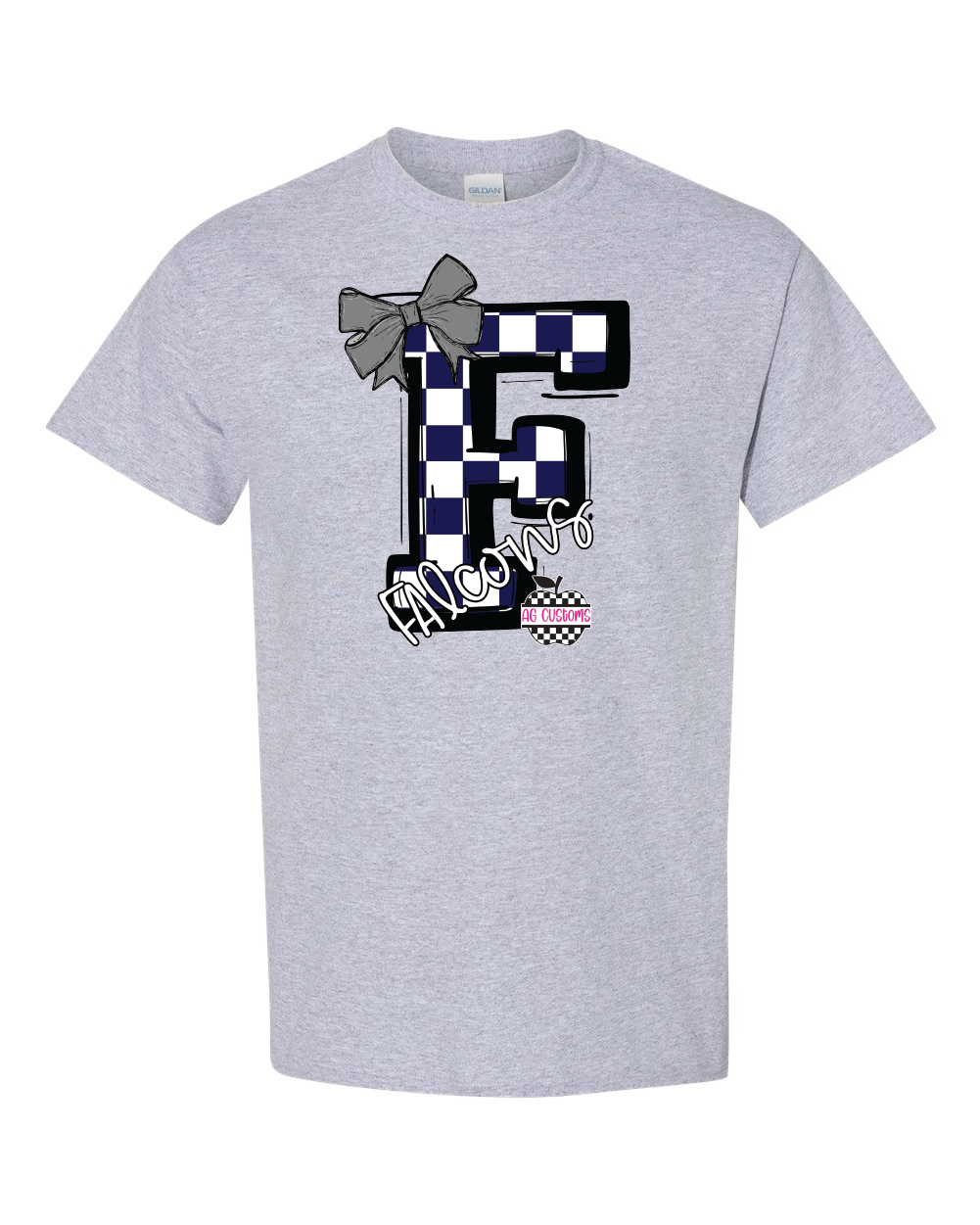 So Sporty- Falcons Navy and Grey- Sports Grey