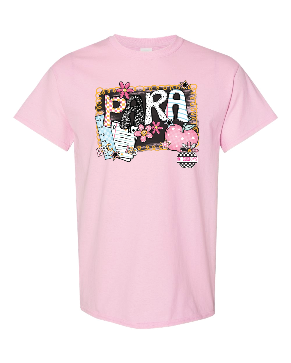 General-Teacher- B2S Teacher- Shirt- Light Pink