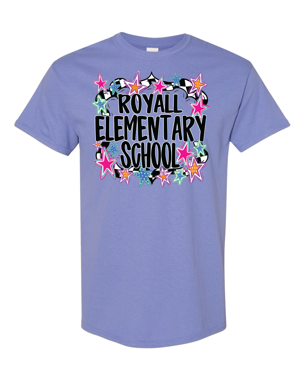 School Stars- Shirt- Violet