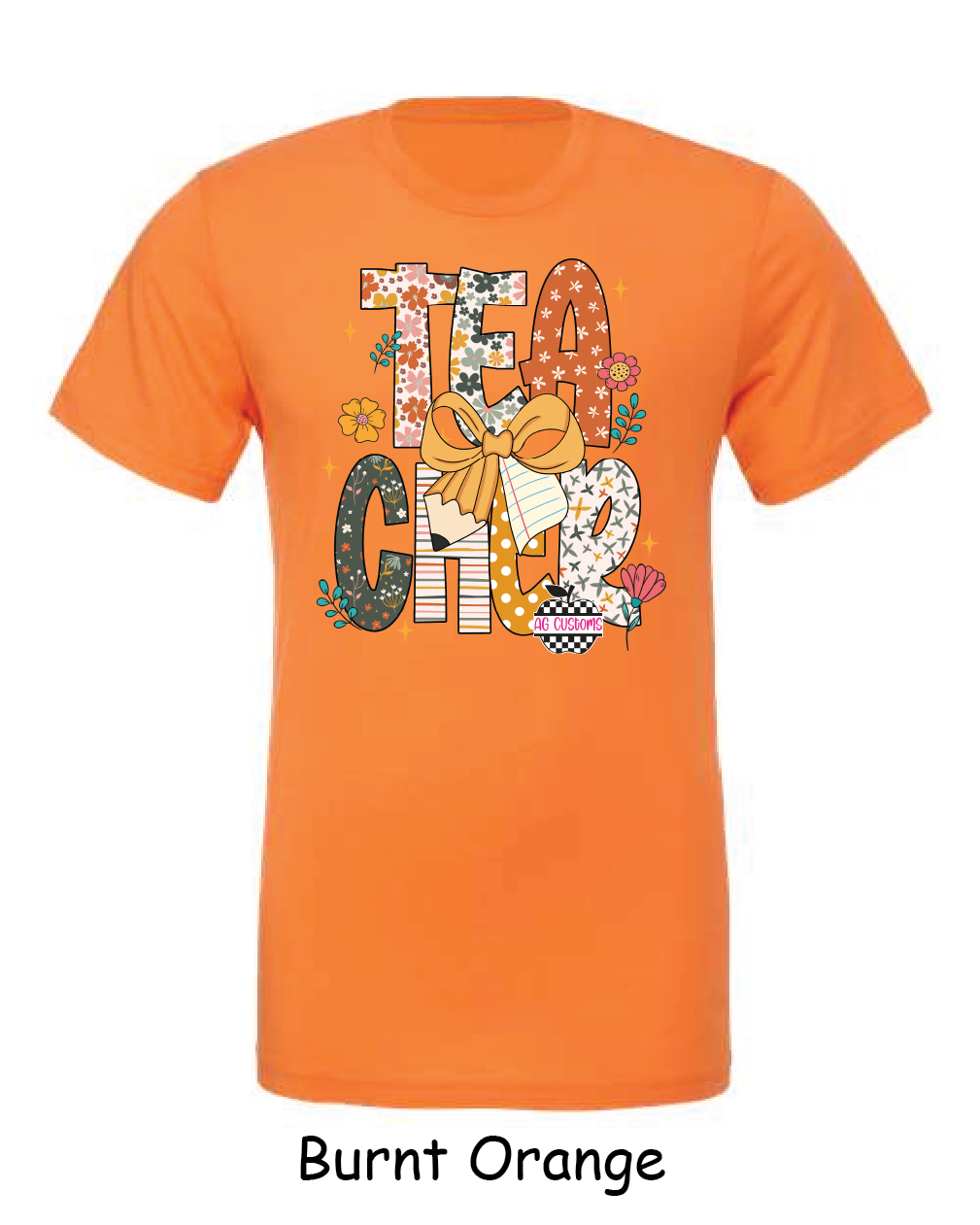 Fall Teacher- Burnt Orange