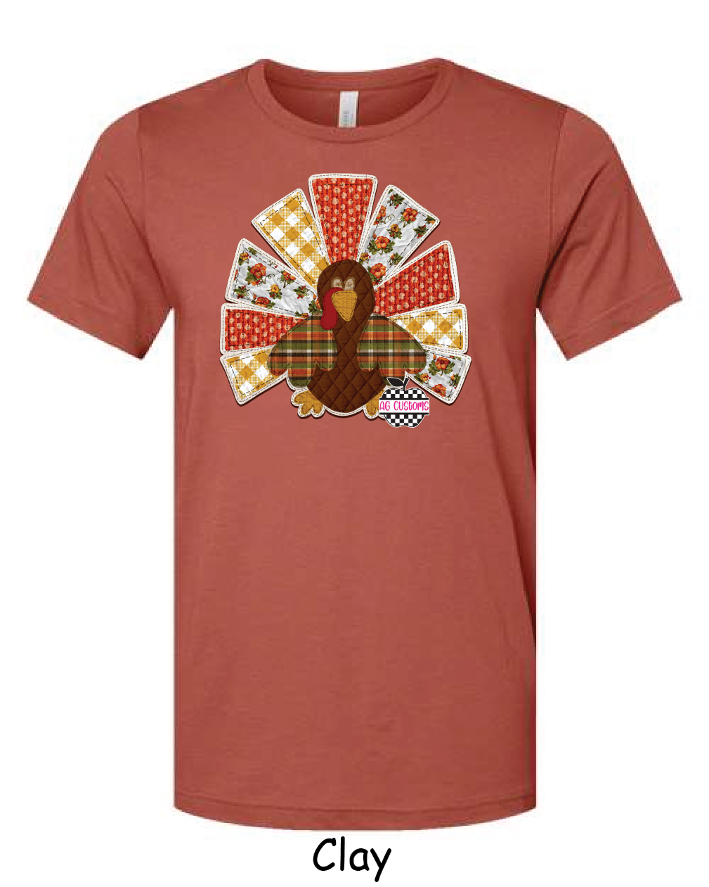 Quilted Turkey- Clay