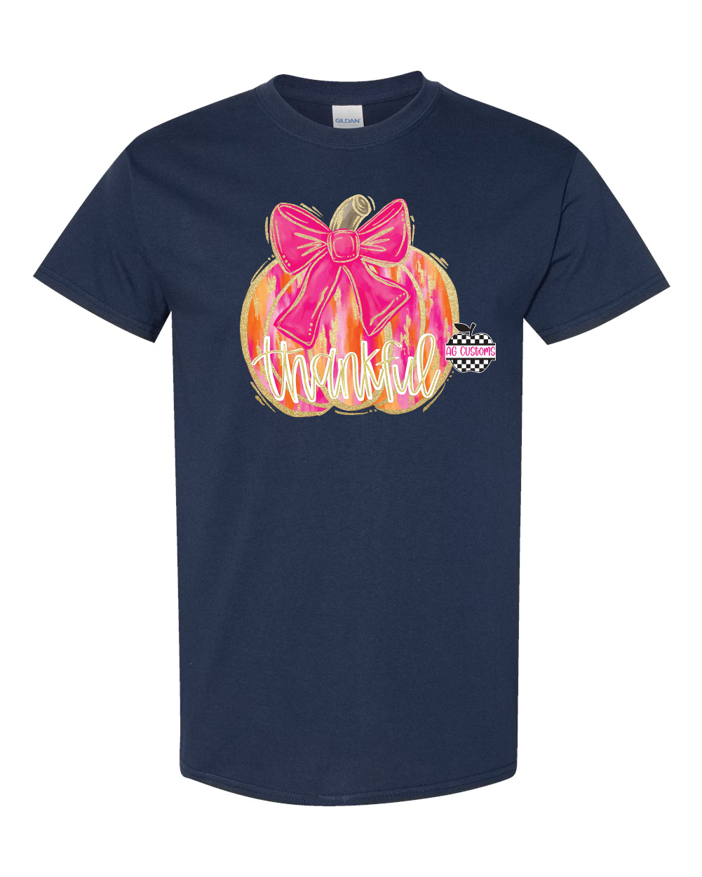 Fall- Thankful Pumpkin- Navy