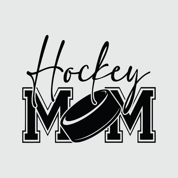 Hockey Puck Mom -DTF Transfer