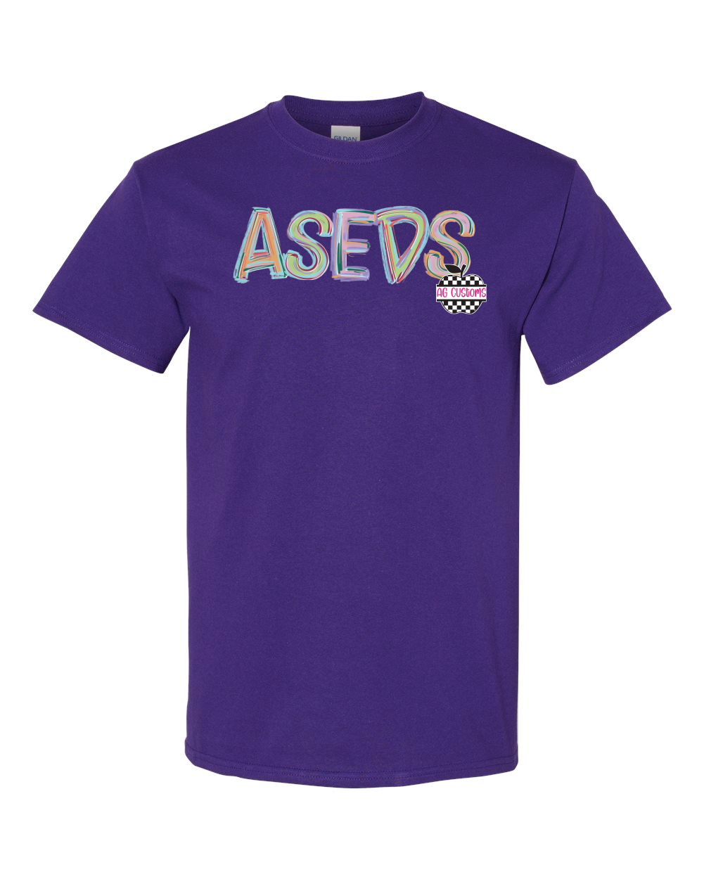 Tilted- ASEDS- Purple- Shirt