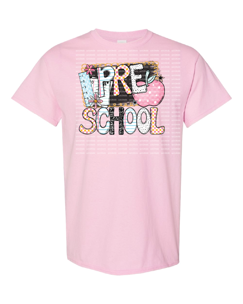 Grade Level- B2S Apple- Shirt- Light Pink