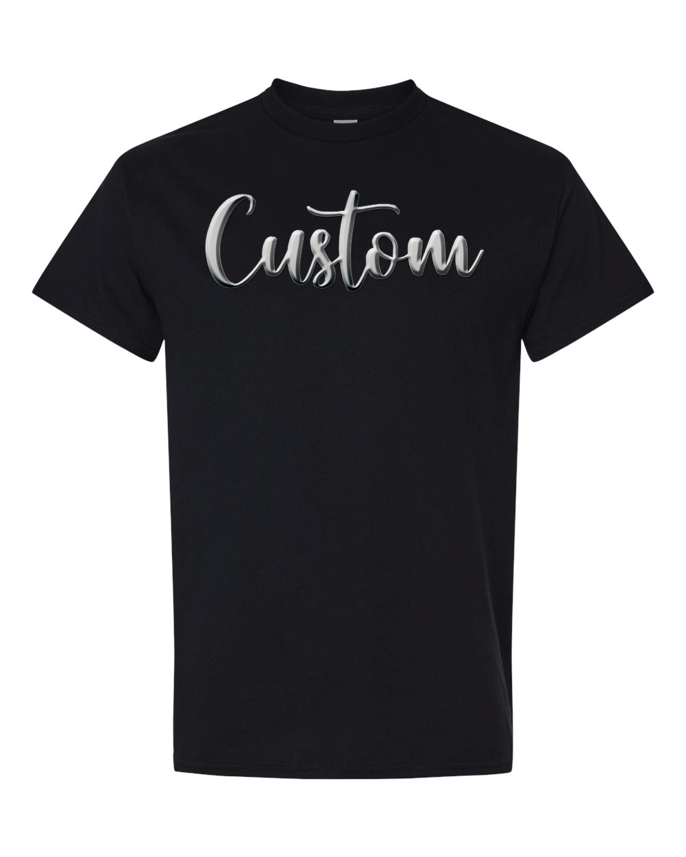Metallic Puff- Mascots/ School Name- Black Shirt