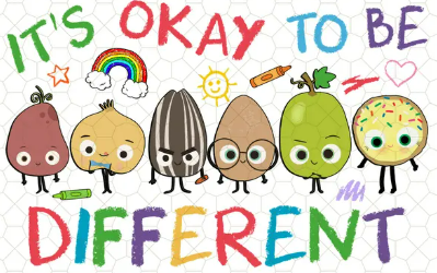 It's OK to be different- DTF Transfer