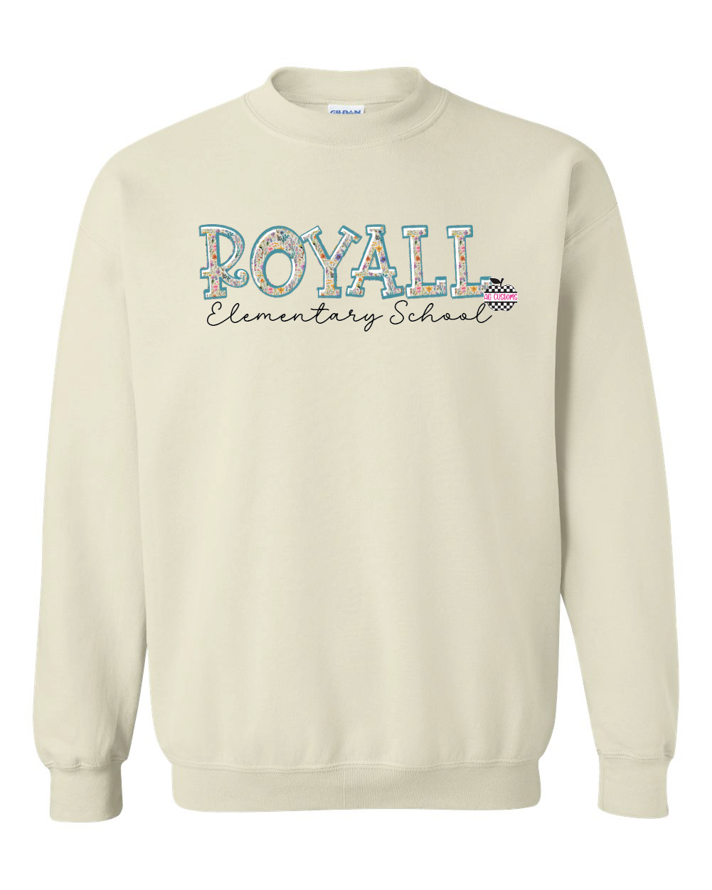 Fall Floral -Gildan Sweatshirt- Sand