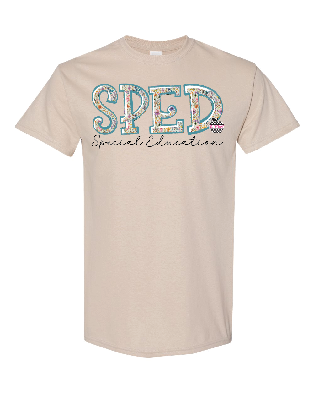 Fall Floral -Gildan Shirt- Sand