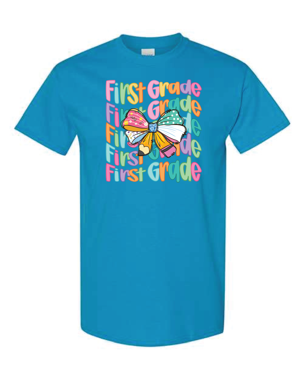 Grade Level- Wavy- Shirt- Sapphire