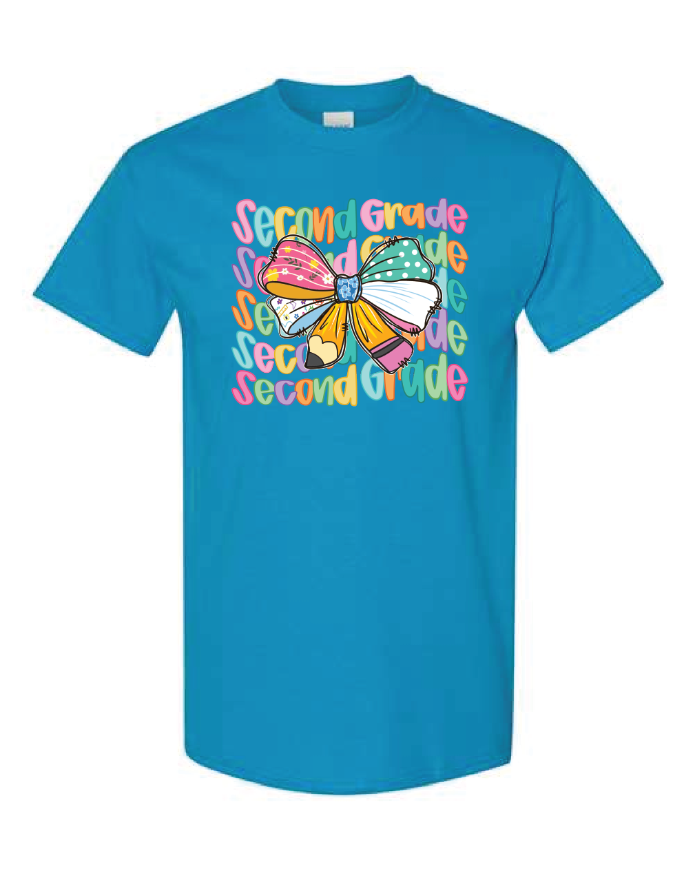 Grade Level- Wavy- Shirt- Sapphire