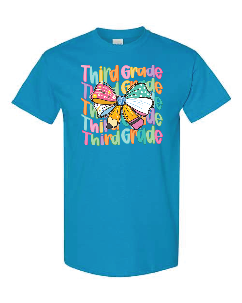 Grade Level- Wavy- Shirt- Sapphire