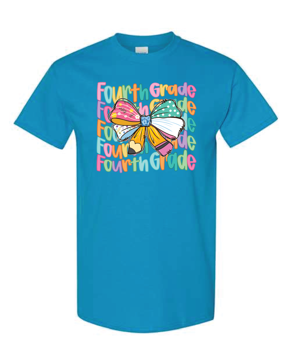 Grade Level- Wavy- Shirt- Sapphire