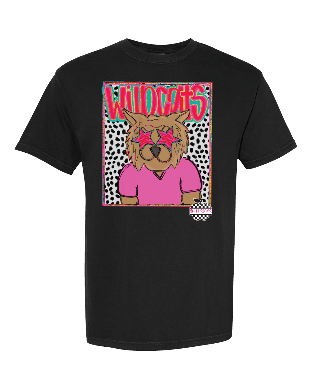 Preppy Mascot- Comfort Color- Black