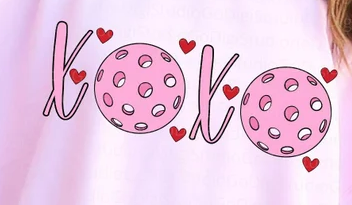 XOXO Pickleball- Ready To Press DTF Transfer