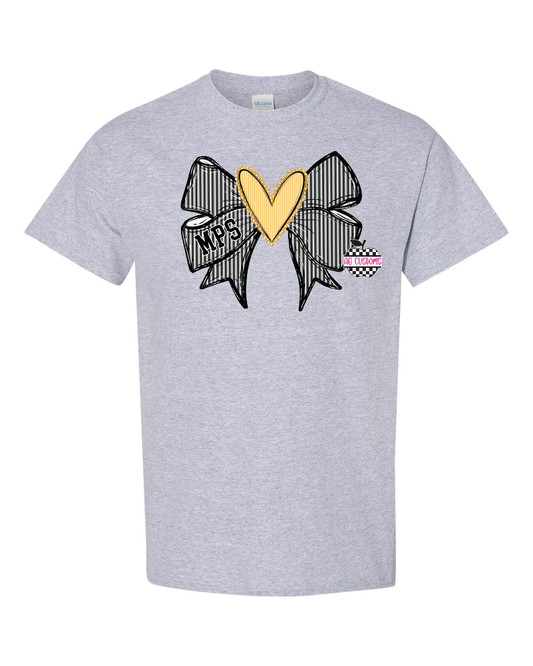 Prepster Bow- MPS -Gildan Shirt- Sports Grey