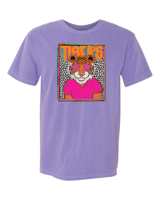 FB Tiger exclusive Comfort Color Violet Shirt