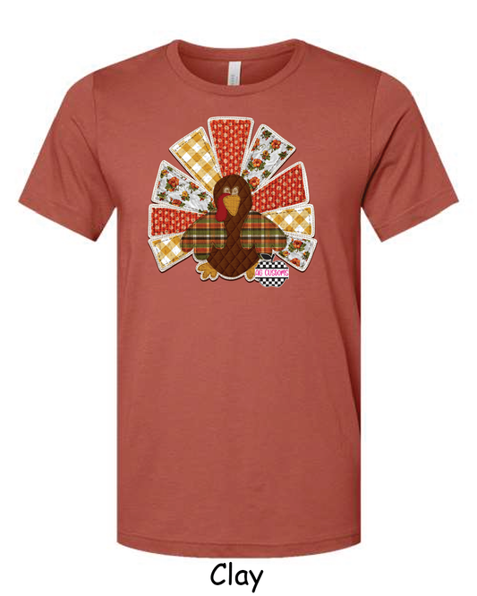 Quilted Turkey- Clay