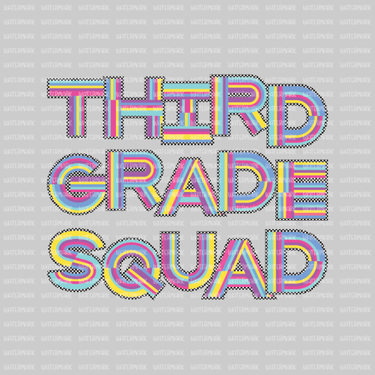 90s Vibe Alpha- Third Grade Squad- DTF Transfer