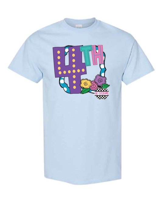 Grade Level- Moodle- Shirt- Light Blue
