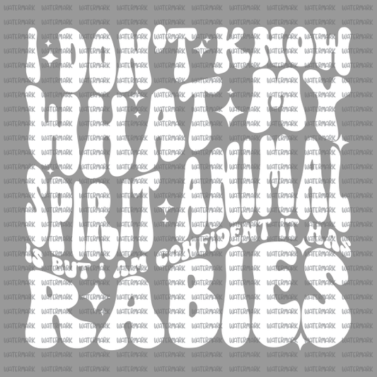 Adult Humor- Spirit Animal -DTF Transfer- Longest side 10"