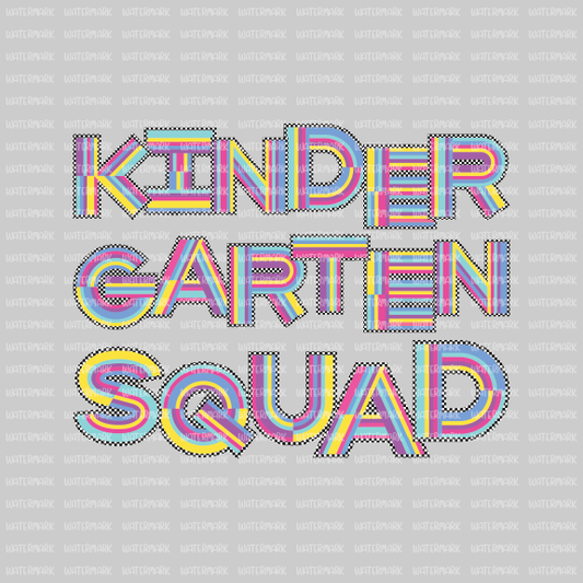 90s Vibe Alpha- Kindergarten Squad- DTF Transfer