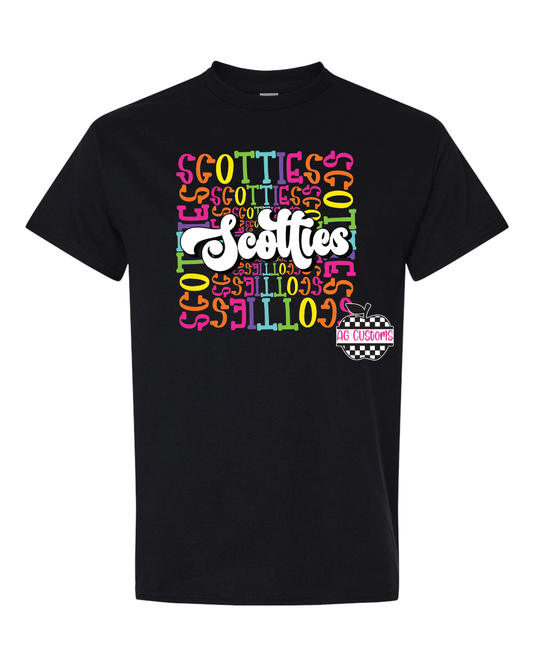 Mascot- Scotties- VP Word Art- Black
