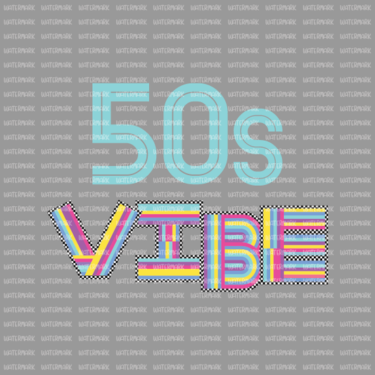 90s Vibe Alpha- 50s Vibe- DTF Transfer