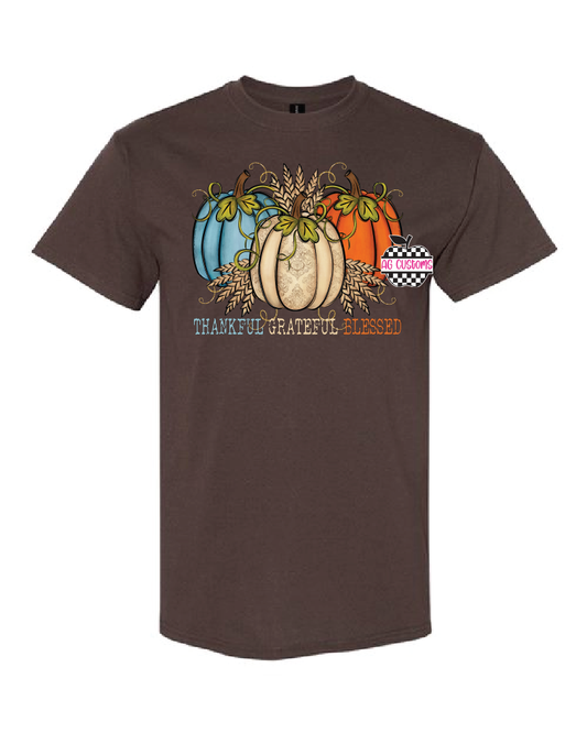 Fall- Thankful Grateful Blessed- Dark Chocolate