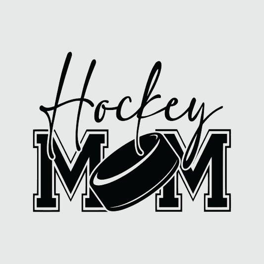 Hockey Puck Mom -DTF Transfer