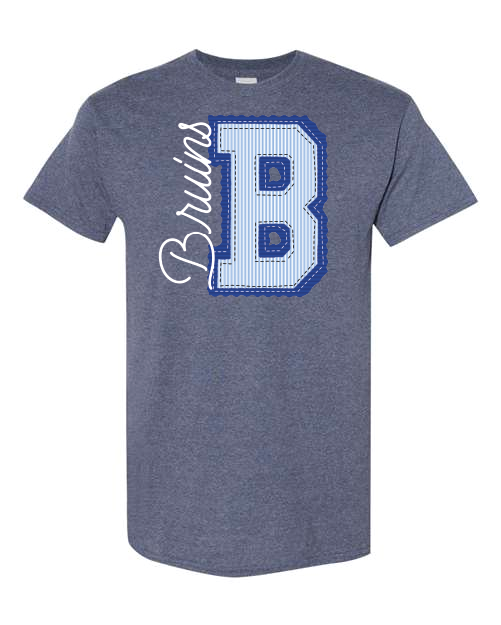 Prepster Shirt- Bruins- Heather Navy