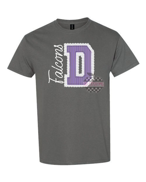Prepster Shirt- Falcons- Charcoal