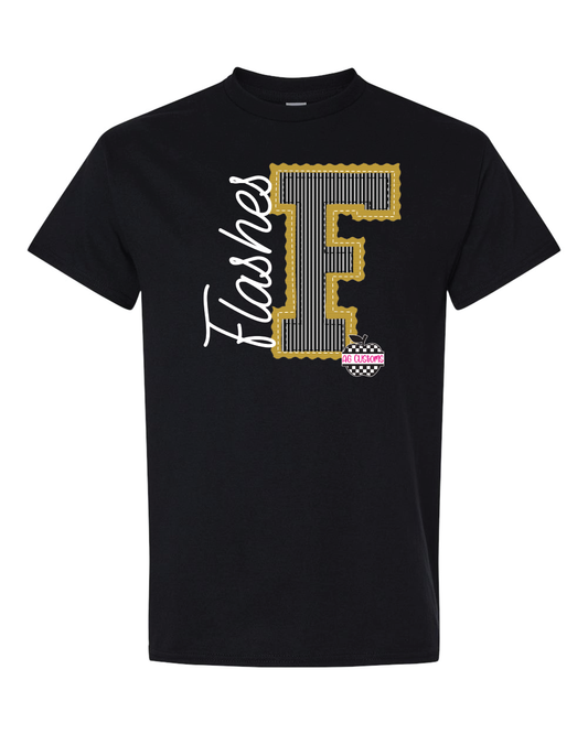 Prepster Shirt- Flashes- Black