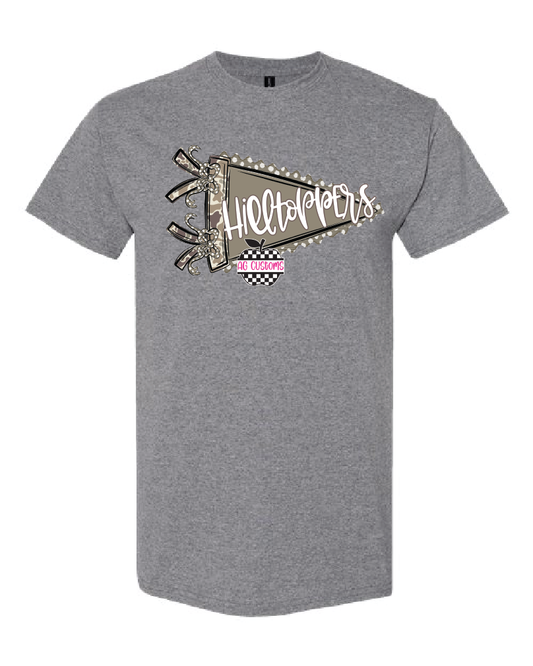 Camo Pennant- Hilltoppers- Graphite Heather- Shirt