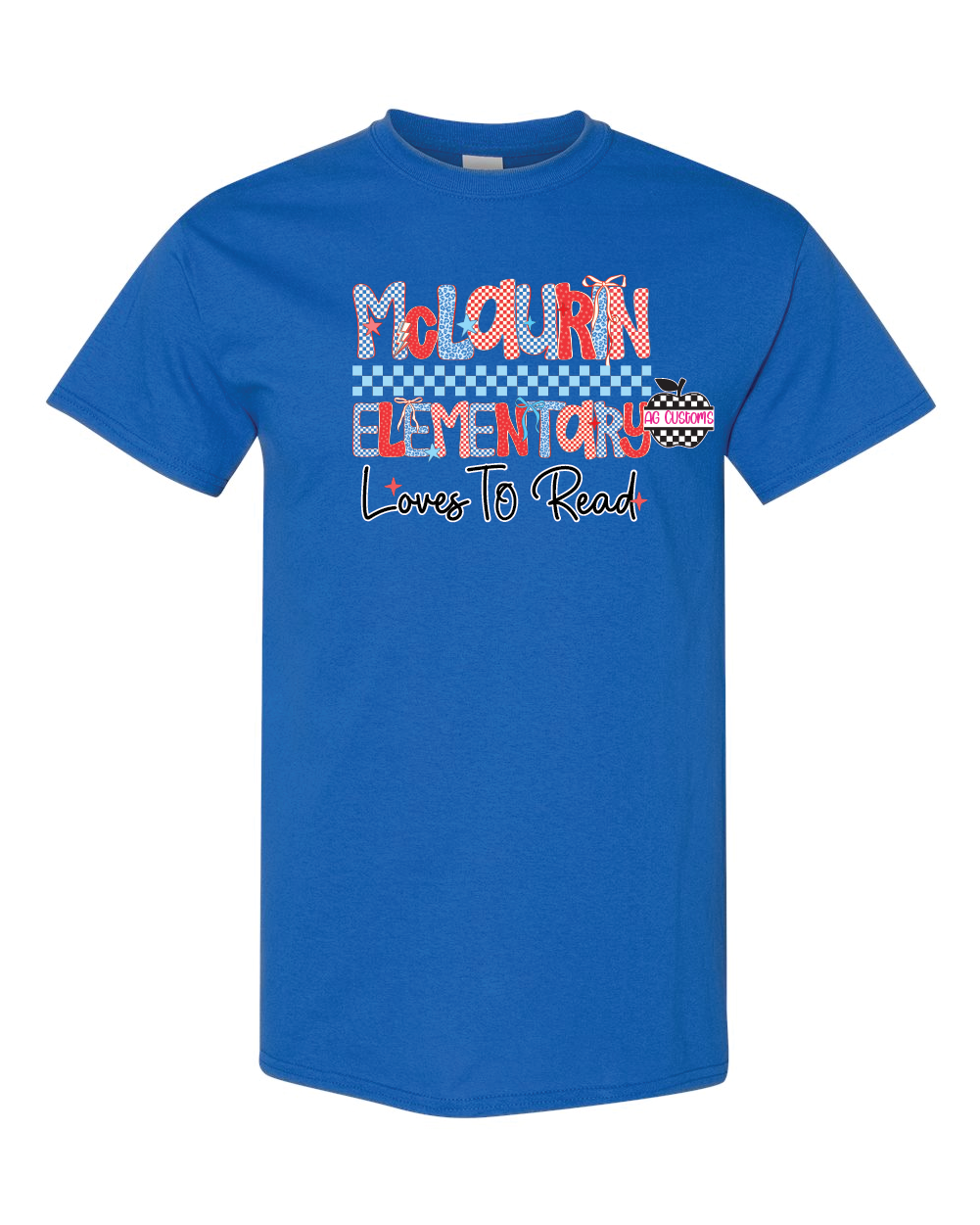 Read Across America - Royal Blue Gildan Shirt