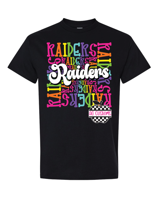 Mascot- Raiders- VP Word Art- Black