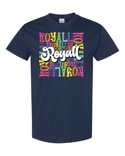 Mascot- Royall- VP Word Art- Navy