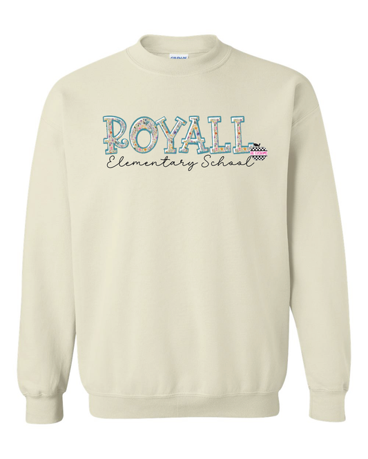Fall Floral -Gildan Sweatshirt- Sand