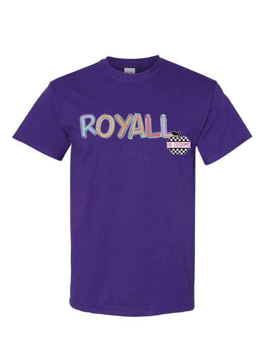 Tilted- Royall- Purple- Shirt
