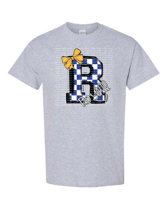 So Sporty- Royall Yellow Bow- Sports Grey