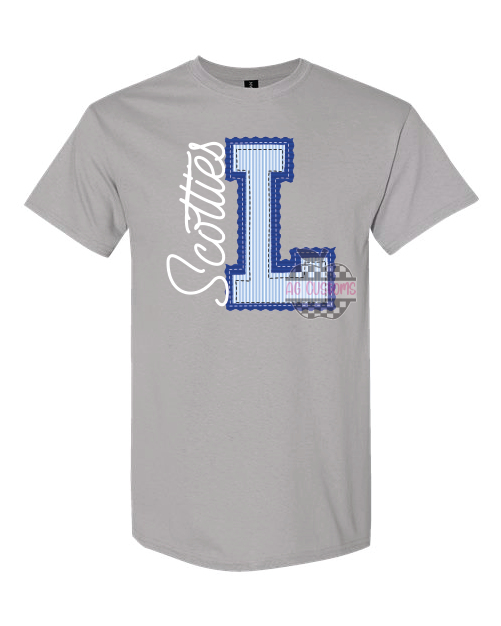 Prepster Shirt- Lester Scotties- Gravel