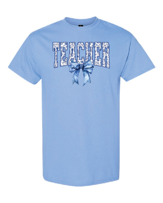 Teacher-Chinoiserie  - Carolina Blue