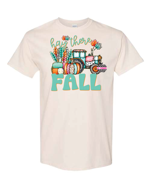 Fall- Hey There Fall-Shirt - Natural