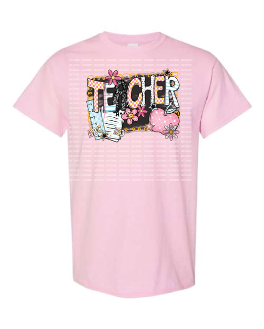 General-Teacher- B2S Teacher- Shirt- Light Pink