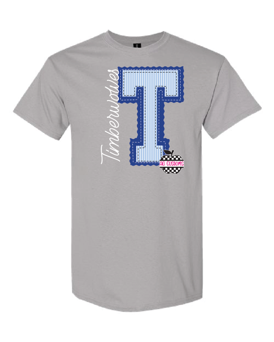 Prepster Shirt- Timberwolves - Gravel