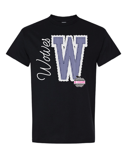 Prepster Shirt- Wolves- Black