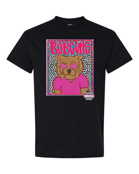Mascot- Preppy Bobcats- Black