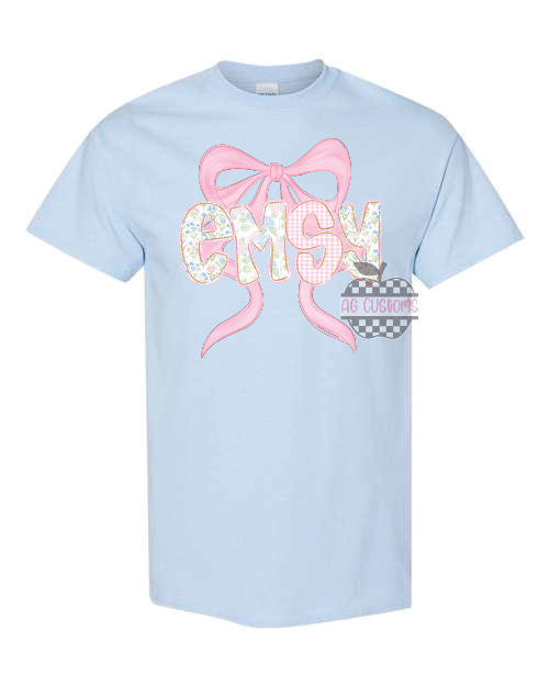 Custom Name- Grand Millennial- Light Blue