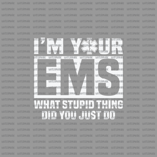 EMT/ EMS- I'm Your EMS What Stupid Thing Did You Just Do -DTF Transfer
